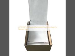 LDPE HDPE Kantong Plastik Poly Berlubang Lipat Kipas Pra-Buka