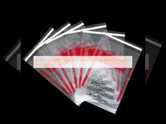 Kantong Plastik LDPE 40 Mikron dengan Perekat Sendiri dan Peringatan Tersedak