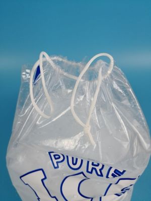 Kantong Es Plastik Ldpe Dengan Tali, Tas Es Batu Kapasitas Berat 1 KG