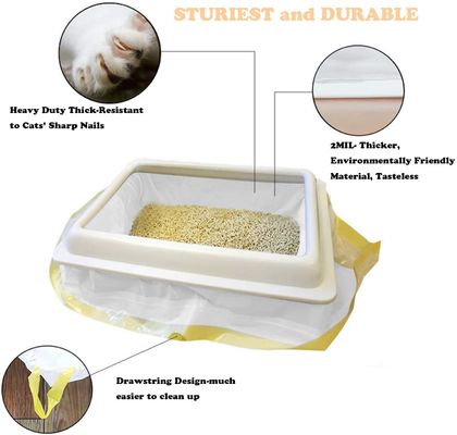 Liner Kotak Kotoran Kucing LDPE Beraroma Dan Tidak Beraroma