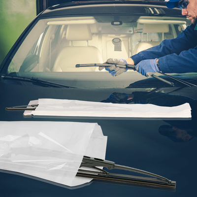Kantong Plastik LDPE Trapesium Daur Ulang Sekali Pakai Untuk Pengemasan Wiper