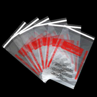 40 Micron LDPE Plastic Self Adhesive Bags Dengan Peringatan Mati lemas