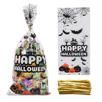 PP LDPE Pelanggan Mencetak 150 Buah Tas Plastik Halloween