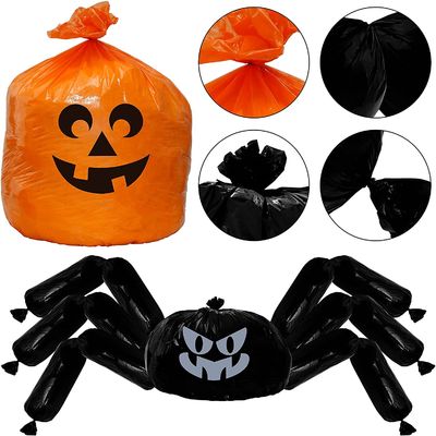 Sesuaikan Ukuran Halloween Leaf Bags dengan Gravure Printing dan LDPE Material untuk Halloween Party Decor
