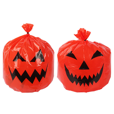 Trik Labu Dekorasi Halloween Atau Mengobati Tas Rumput Untuk Daun Meriah