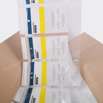 50-100 Micron LDPE Plastic Ziplock Bags Untuk SPrint SidePouch Otomatis